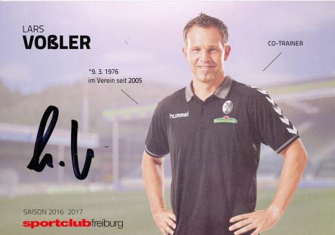Lars Voßler  2016/2017  SC Freiburg  Fußball Autogrammkarte original signiert 