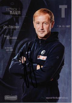Patrick Baier  2015/2016  SC Freiburg  Fußball Autogrammkarte original signiert 