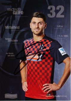 Vincenzo Grifo  2015/2016  SC Freiburg  Fußball Autogrammkarte original signiert 