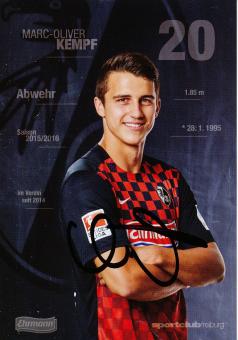 Marc Oliver Kempf  2015/2016  SC Freiburg  Fußball Autogrammkarte original signiert 