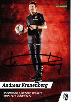 Andreas Kronenberg  2017/2018  SC Freiburg  Fußball Autogrammkarte original signiert 