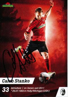 Caleb Stanko  2017/2018  SC Freiburg  Fußball Autogrammkarte original signiert 