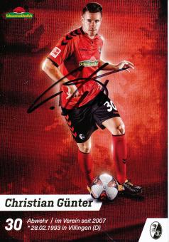 Christian Günter  2017/2018  SC Freiburg  Fußball Autogrammkarte original signiert 