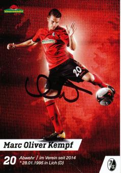 Marc Oliver Kempf  2017/2018  SC Freiburg  Fußball Autogrammkarte original signiert 