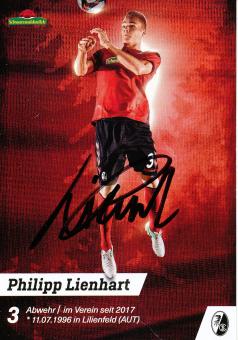 Philipp Lienhart  2017/2018  SC Freiburg  Fußball Autogrammkarte original signiert 