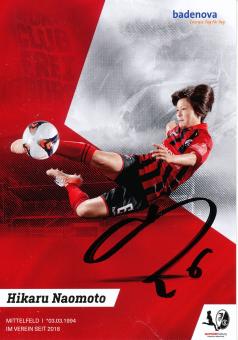 Bikaru Naomoto  2019/2020  SC Freiburg  Frauen Fußball Autogrammkarte original signiert 