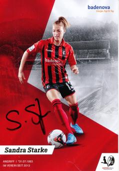 Sandra Starke  2019/2020  SC Freiburg  Frauen Fußball Autogrammkarte original signiert 