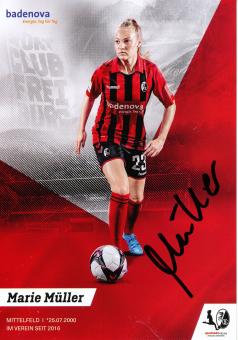 Marie Müller  2019/2020  SC Freiburg  Frauen Fußball Autogrammkarte original signiert 