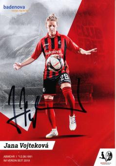 Jana Vojtekova  2019/2020  SC Freiburg  Frauen Fußball Autogrammkarte original signiert 