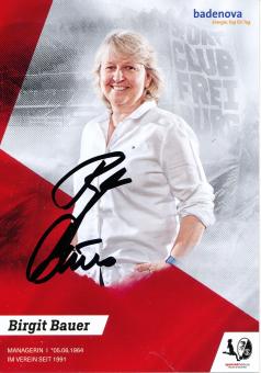 Birgit Bauer  2019/2020  SC Freiburg  Frauen Fußball Autogrammkarte original signiert 