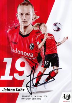 Jobina Lahr  2018/2019  SC Freiburg  Frauen Fußball Autogrammkarte original signiert 