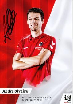 Andre Olveira  2018/2019  SC Freiburg  Frauen Fußball Autogrammkarte original signiert 
