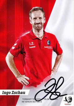 Ingo Zschau  2018/2019  SC Freiburg  Frauen Fußball Autogrammkarte original signiert 