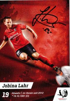 Jobina Lahr  2017/2018  SC Freiburg  Frauen Fußball Autogrammkarte original signiert 