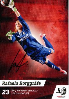 Rafaela Borggräfe  2017/2018  SC Freiburg  Frauen Fußball Autogrammkarte original signiert 