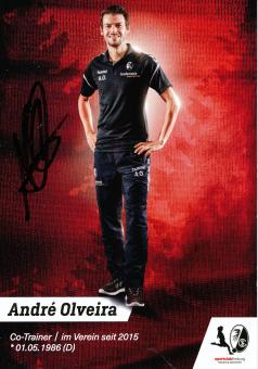 Andre Olveira  2017/2018  SC Freiburg  Frauen Fußball Autogrammkarte original signiert 