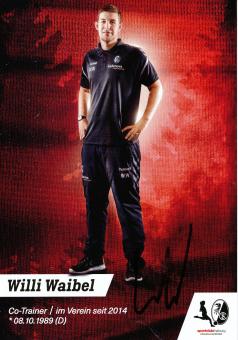 Willi Waibel  2017/2018  SC Freiburg  Frauen Fußball Autogrammkarte original signiert 