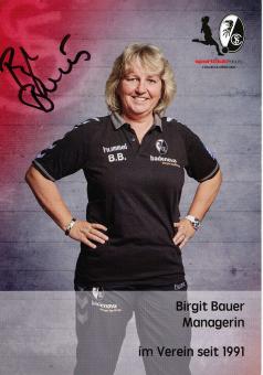 Birgit Bauer  2016/2017  SC Freiburg  Frauen Fußball Autogrammkarte original signiert 