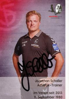 Jonathan Schaller  2016/2017  SC Freiburg  Frauen Fußball Autogrammkarte original signiert 