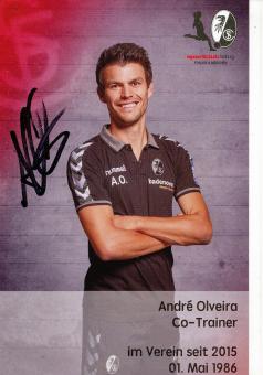 Andre Olveira  2016/2017  SC Freiburg  Frauen Fußball Autogrammkarte original signiert 