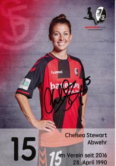 Chelsea Stewart  2016/2017  SC Freiburg  Frauen Fußball Autogrammkarte original signiert 