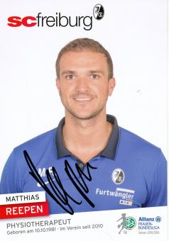 Matthias Reepen  2015/2016  SC Freiburg  Frauen Fußball Autogrammkarte original signiert 