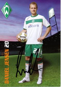 Daniel Jensen  2008/2009  SV Werder Bremen  Fußball  Autogrammkarte original signiert 