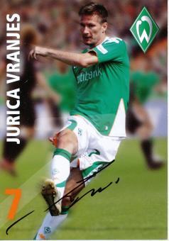 Jurica Vranjes  2007/2008  SV Werder Bremen  Fußball  Autogrammkarte original signiert 