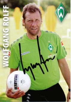 Wolfgang Rolff   2007/2008  SV Werder Bremen  Fußball  Autogrammkarte original signiert 