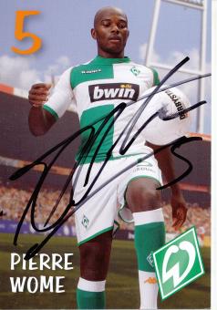 Pierre Wome   2006/2007  SV Werder Bremen  Fußball  Autogrammkarte original signiert 