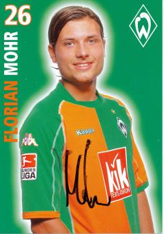 Florian Mohr  2005/2006  SV Werder Bremen  Fußball  Autogrammkarte original signiert 