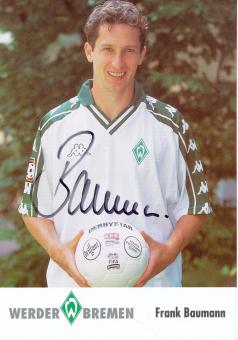 Frank Baumann  2001/2002  SV Werder Bremen  Fußball  Autogrammkarte original signiert 