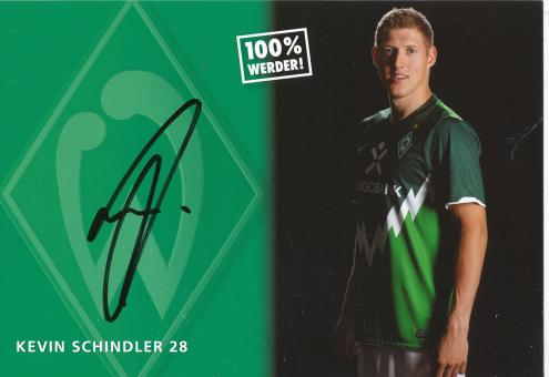 Kevin Schindler  2010/2011  SV Werder Bremen  Fußball  Autogrammkarte original signiert 