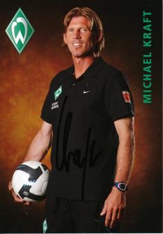 Michael Kraft  2009/2010  SV Werder Bremen  Fußball  Autogrammkarte original signiert 