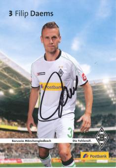 Filip Daems  2012/2013   Borussia Mönchengladbach  Fußball  Postbank  Autogrammkarte original signiert 