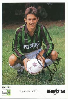 Thomas Eichin  1990/1991  Borussia Mönchengladbach  Fußball  Autogrammkarte original signiert 
