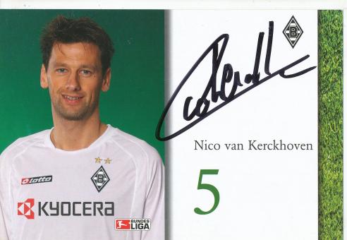 Nico van Kerckhoven  2004/2005  Borussia Mönchengladbach  Fußball  Autogrammkarte original signiert 