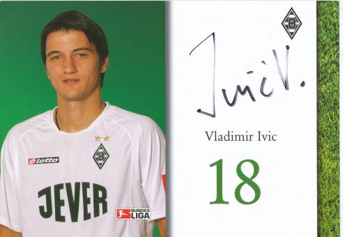 Vladimir Ivic  2004/2005  Borussia Mönchengladbach  Fußball  Autogrammkarte original signiert 