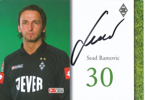 Sead Ramovic  2004/2005  Borussia Mönchengladbach  Fußball  Autogrammkarte original signiert 