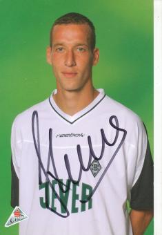 Jeff Strasser  2002/2003  Borussia Mönchengladbach  Fußball  Autogrammkarte original signiert 