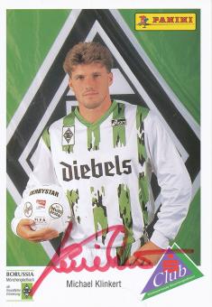 Michael Klinkert  1994/1995  Borussia Mönchengladbach  Fußball  Autogrammkarte original signiert 