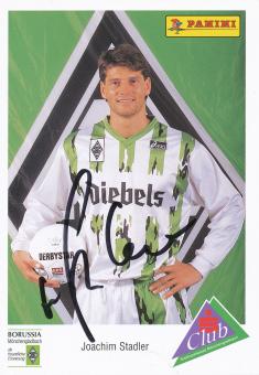 Joachim Stadler  1994/1995  Borussia Mönchengladbach  Fußball  Autogrammkarte original signiert 