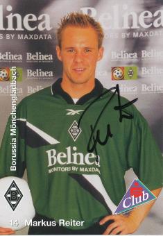 Markus Reiter  1999/2000  Borussia Mönchengladbach  Fußball  Autogrammkarte original signiert 
