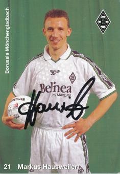 Markus Hausweiler  1998/1999  Borussia Mönchengladbach  Fußball  Autogrammkarte original signiert 