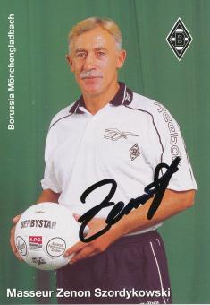 Zenon Szordykowski  1998/1999  Borussia Mönchengladbach  Fußball  Autogrammkarte original signiert 