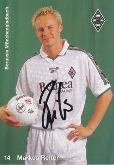 Markus Reiter  1998/1999  Borussia Mönchengladbach  Fußball  Autogrammkarte original signiert 