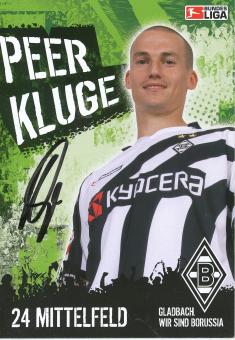 Peer Kluge  2006/2007  Borussia Mönchengladbach  Fußball  Autogrammkarte original signiert 