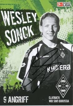 Wesley Sonck  2005/2006  Borussia Mönchengladbach  Fußball  Autogrammkarte original signiert 