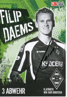 Filip Daems  2005/2006  Borussia Mönchengladbach  Fußball  Autogrammkarte original signiert 