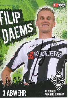 Filip Daems  2006/2007  Borussia Mönchengladbach  Fußball  Autogrammkarte original signiert 